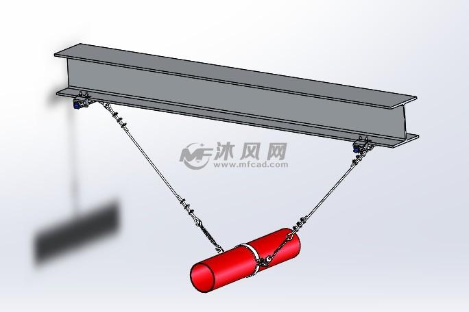 钢结构单管钢丝绳抗震支吊架 - 工程机械/建筑机械图纸 - 沐风网